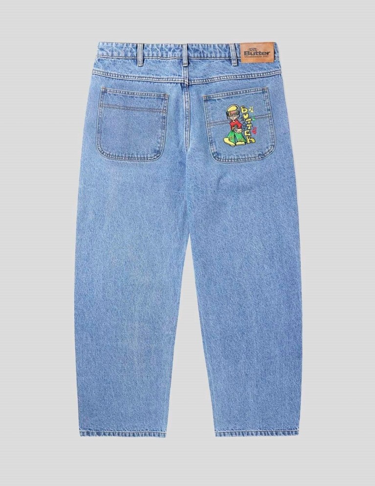 Pantalón BUTTER GOODS bass denim pants washed indigo